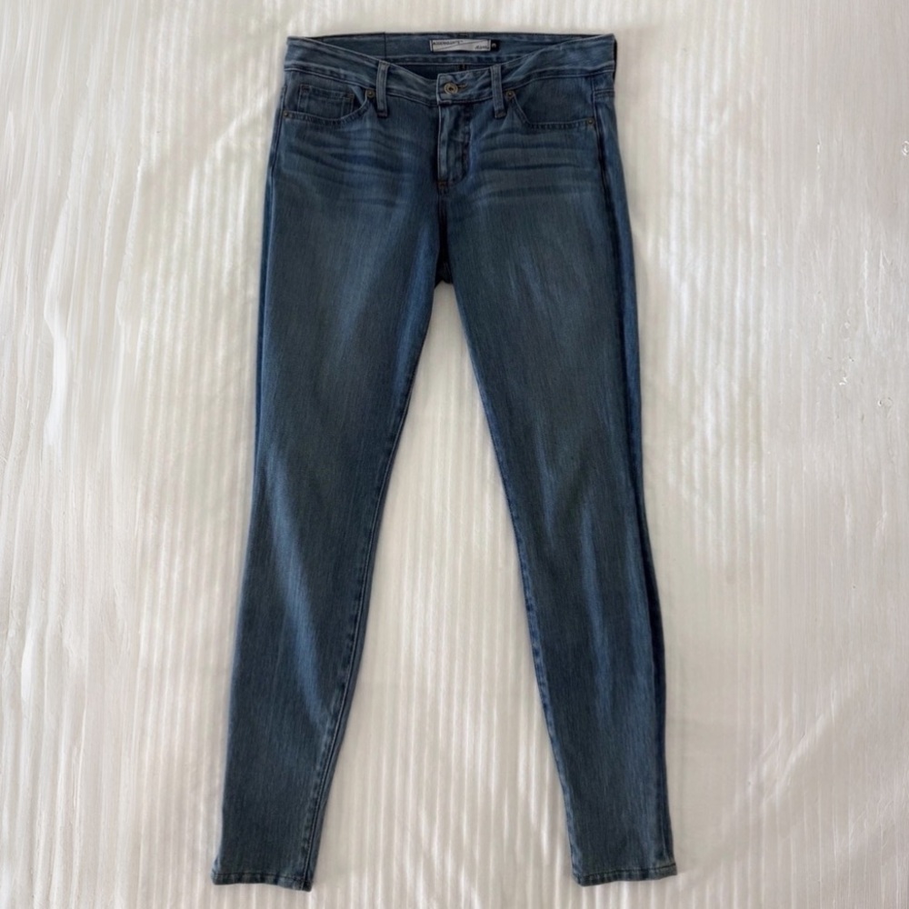Modern Saints Women’s Jeans Size 3 Blue Boyfriend Straight Mid Rise 31x30